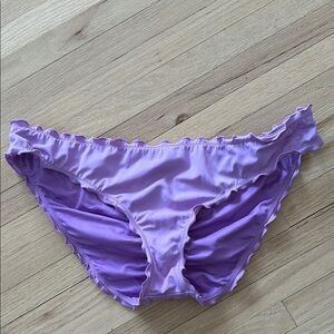 Victoria Secret Purple Ruched Bikini Bottoms
